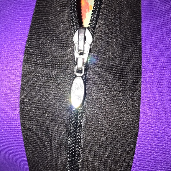 90s Zip Up Blazer Top - Picture 3 of 5